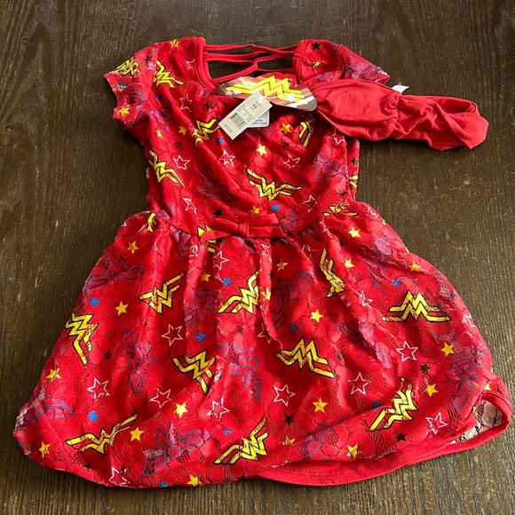 Girls Wonder Woman Dress - Picture 1 of 7